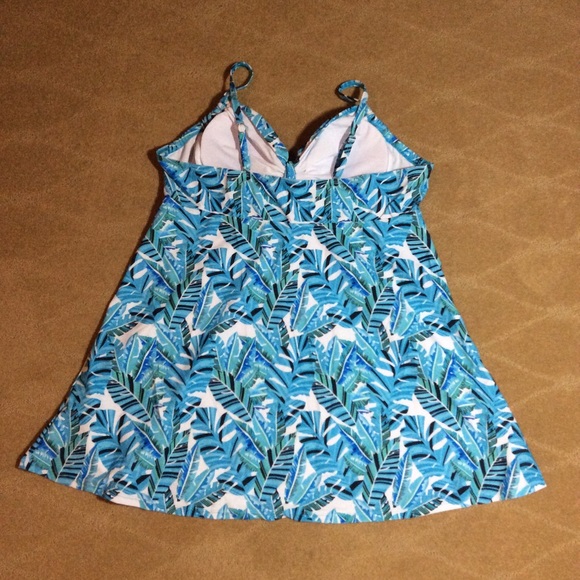 NWOT 2-Piece Tie-Front Swimdress & Brief, 26 - Picture 3 of 8